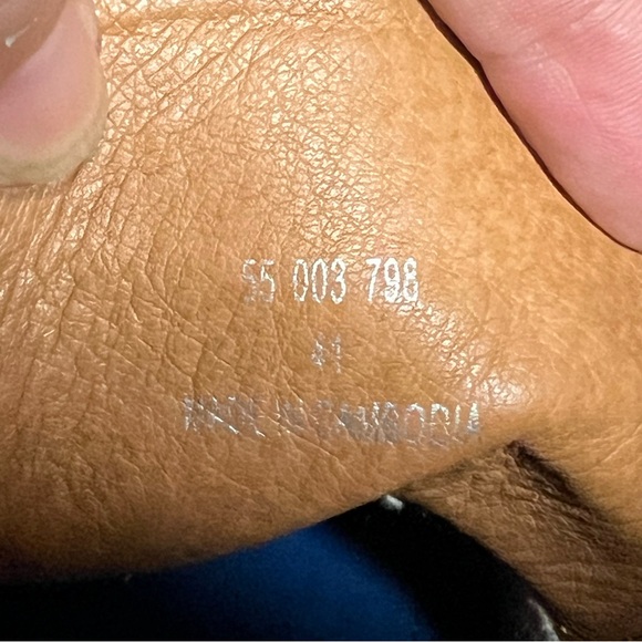 Topman Men’s Black Leather Lace Up Ankle Boots Size 41 - Picture 8 of 9